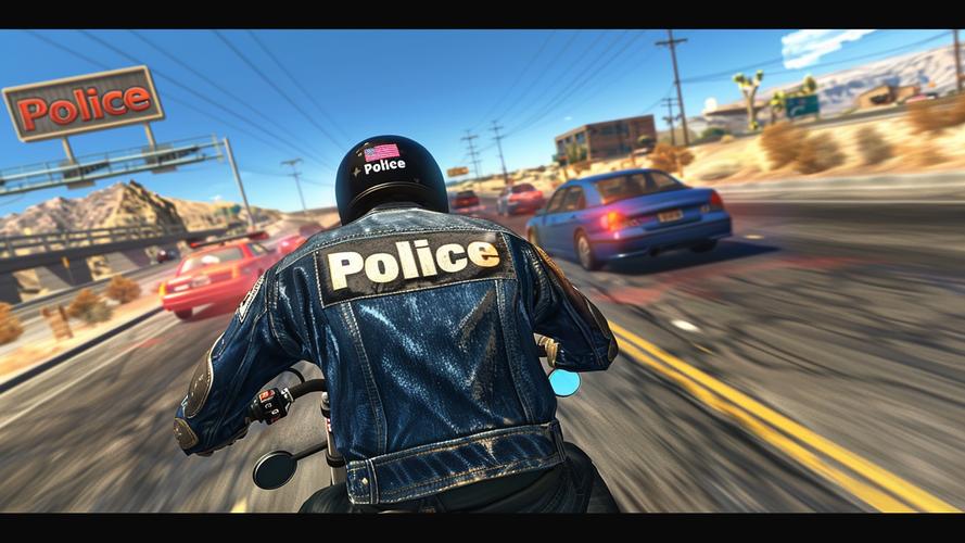 Police Bike Pursuit Highway应用截图第3张