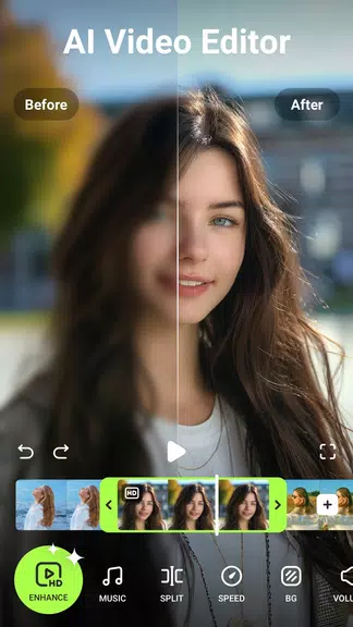 AI Video Enhancer - Utool ภาพหน้าจอ 3