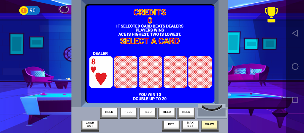 Video Poker Big Bet 螢幕截圖 2