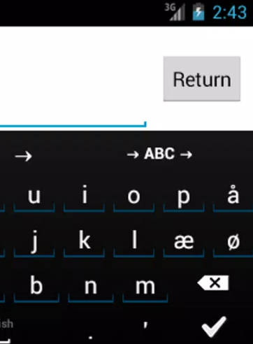 Danish for AnySoftKeyboard Ekran Görüntüsü 2