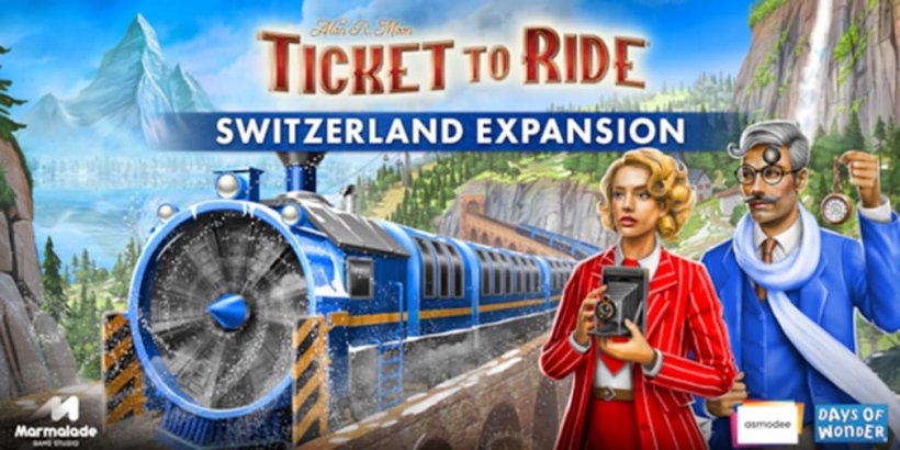 Ticket to Ride เปิดตัวส่วนขยายใหม่ของสวิตเซอร์แลนด์