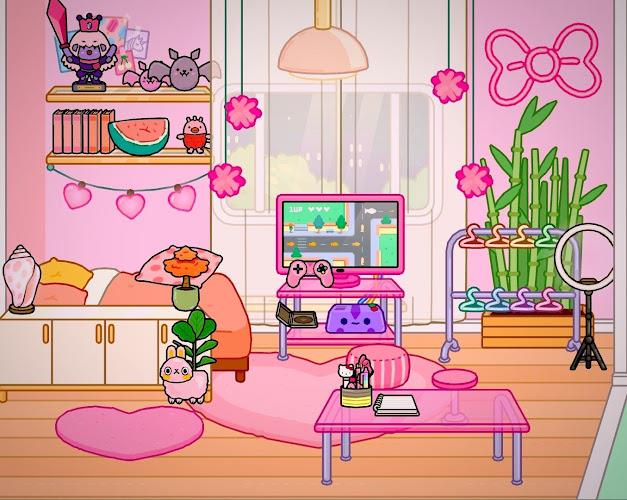 Toca Boca Pink Room Ideas Скриншот 0