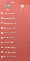 VPN Canada - Fast Secure VPN Screenshot 1