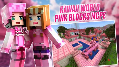 Kawaii Pink Minecraft Mod 2024 Schermafbeelding 0