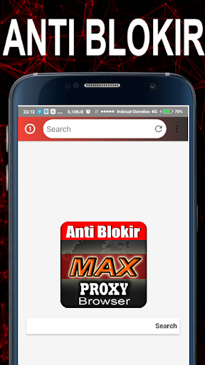 MAX-Proxy Browser Anti Blokir Screenshot 1