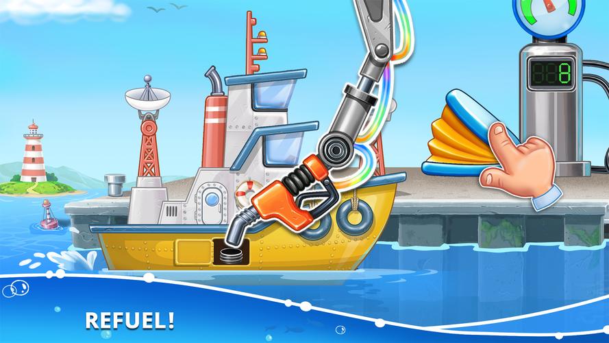 Jeux de construction et bateau Capture d'écran 2