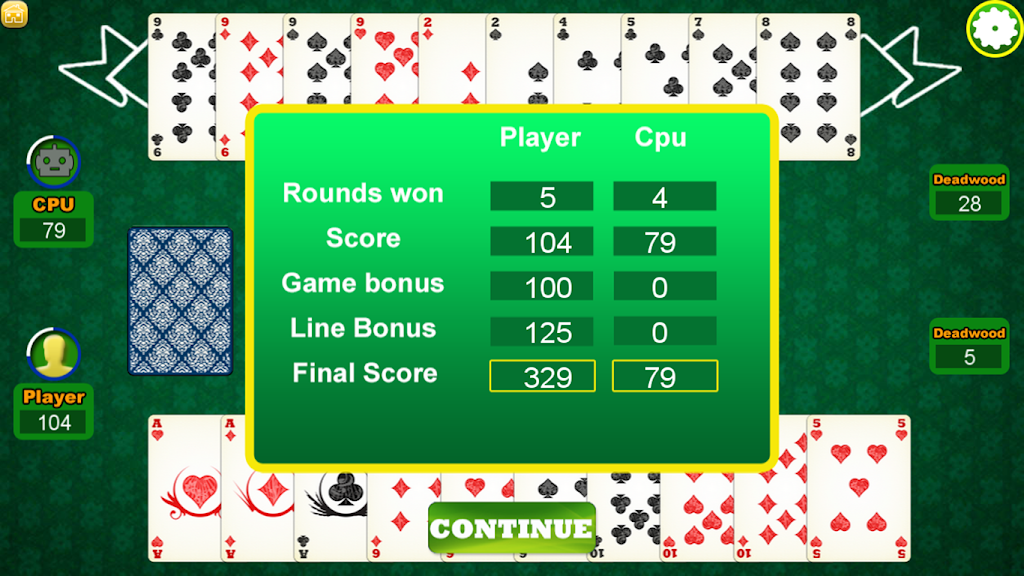 Gin Rummy Pabroton Screenshot 3