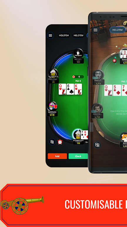 PokerBaazi: Practice Poker Capture d'écran 2
