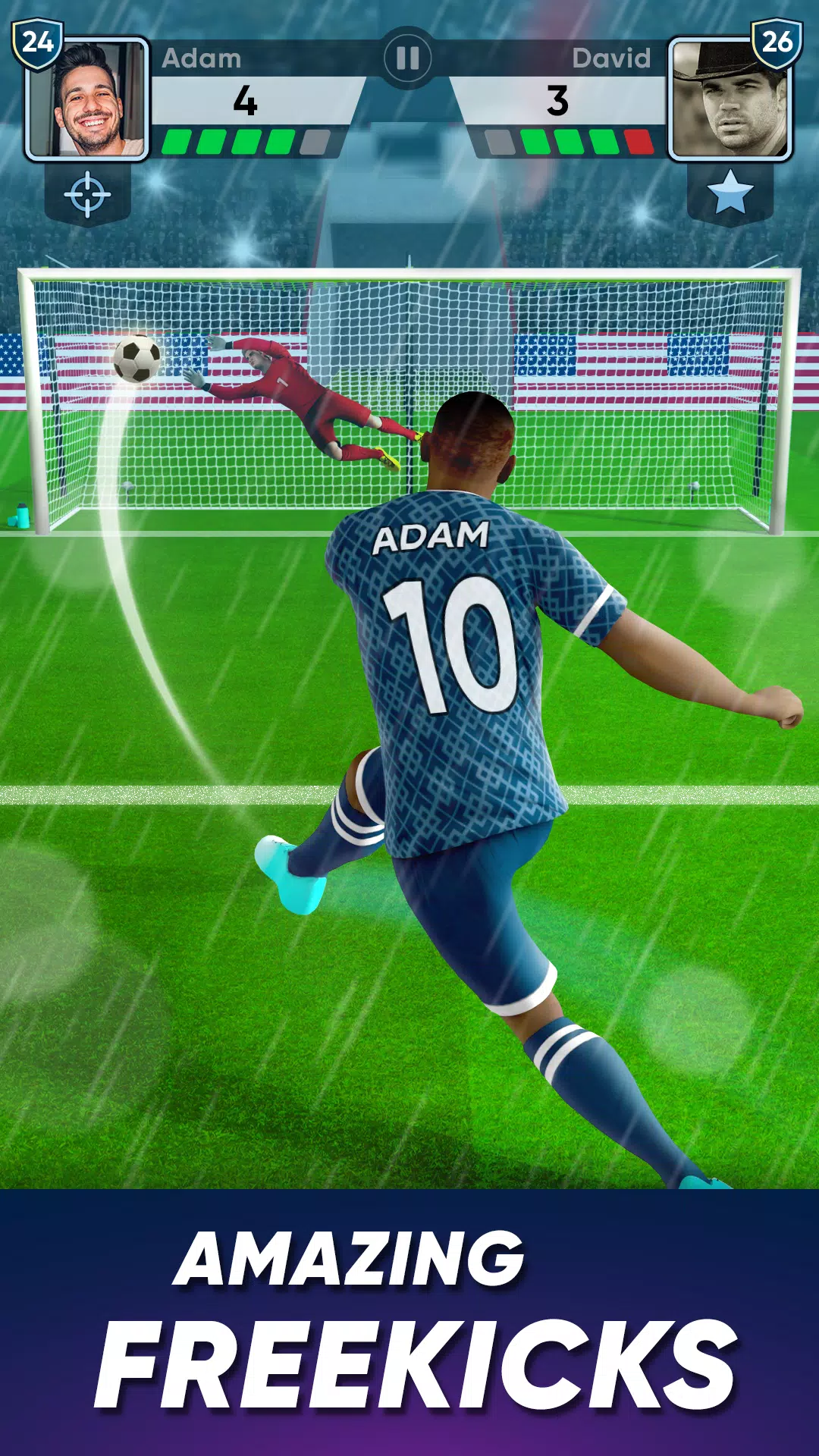 Schermata SOCCER Kicks - Stars Strike 24 1