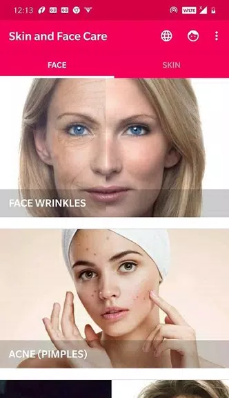 Skin and Face Care - acne, fai Скриншот 0