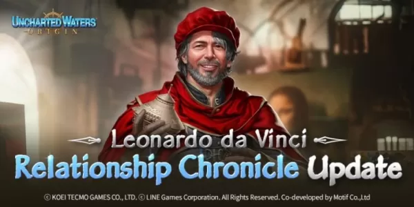 Leonardo da Vinci dołącza do Uncharted Waters Origins w najnowszej aktualizacji