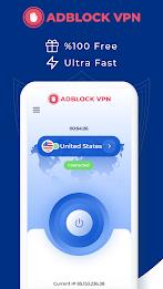 Adblock VPN - Get Adblock IP スクリーンショット 0