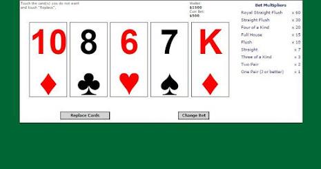 5 Card Draw Poker Solitaire应用截图第1张