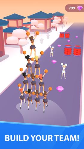 Cheerleader Run 3D Скриншот 1