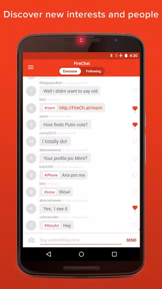 FireChat Ảnh chụp màn hình 3