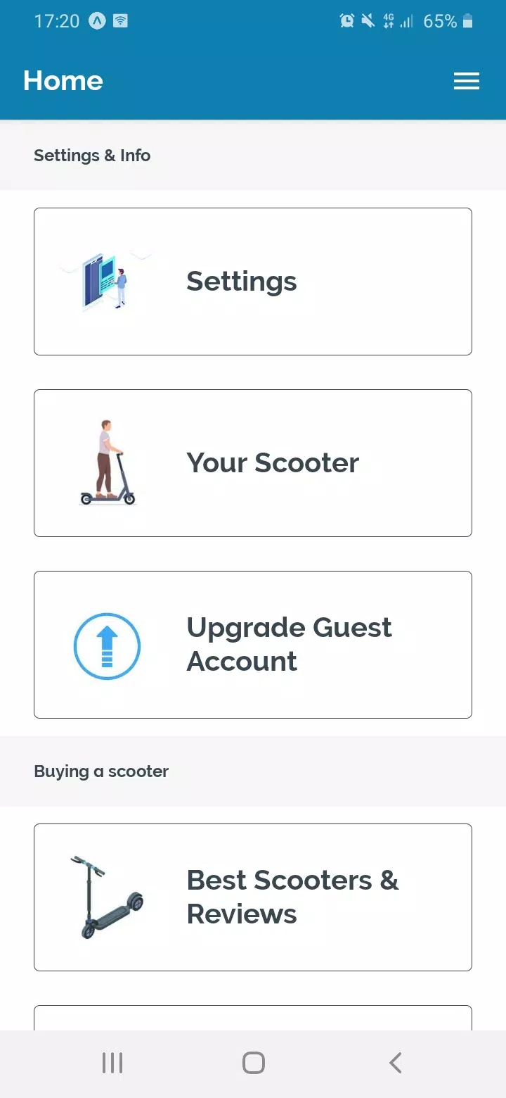 Electric Scooter Universal App 螢幕截圖 0