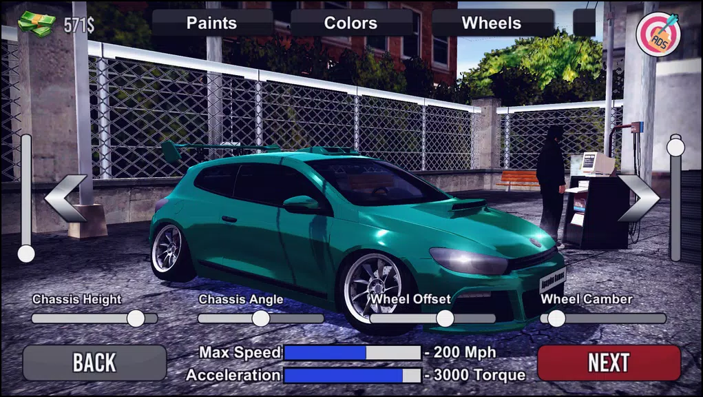 Megane Drift Simulator Screenshot 1