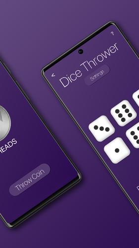 Schermata Dice Thrower & Coin Flipper 2