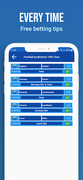 Football Prediction 100% Sure Capture d'écran 2