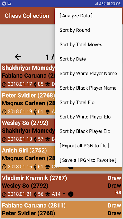 Schermata Chess Collection 2018 3