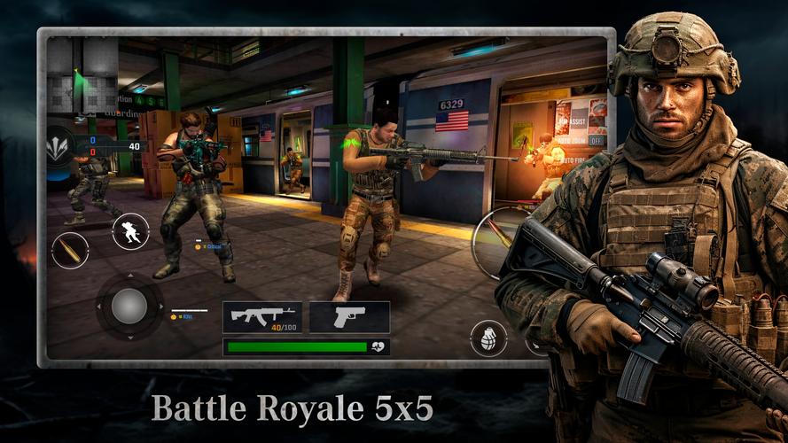 Elite War zone Game Battle PVP ภาพหน้าจอ 0
