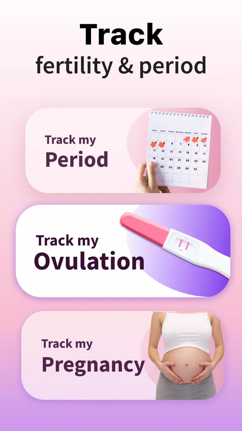 Ovulation & Period Tracker ภาพหน้าจอ 0