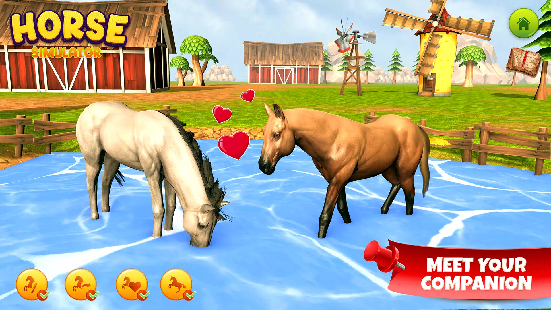 Horse Simulator Family Game 3D 螢幕截圖 2