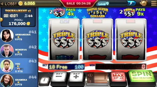 Slots Triple Super Dollars スクリーンショット 0