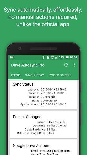 Autosync for Google Drive Screenshot 1