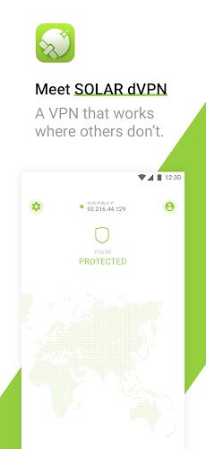 SOLAR dVPN: Fast & Anonymous Ảnh chụp màn hình 0