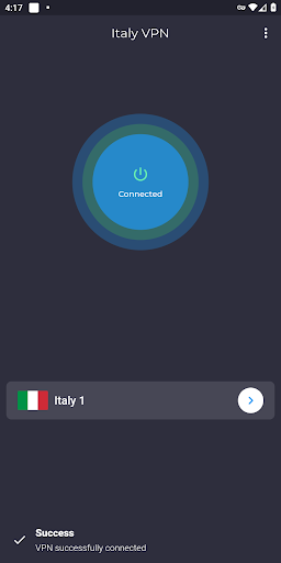 Italy VPN - Fast Proxy Server Ảnh chụp màn hình 1