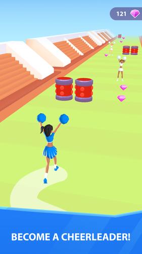 Cheerleader Run 3D Скриншот 0