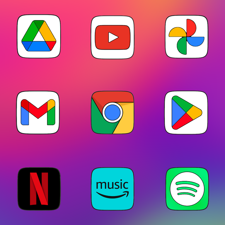 MIUl Carbon Icon Pack Mod 螢幕截圖 3