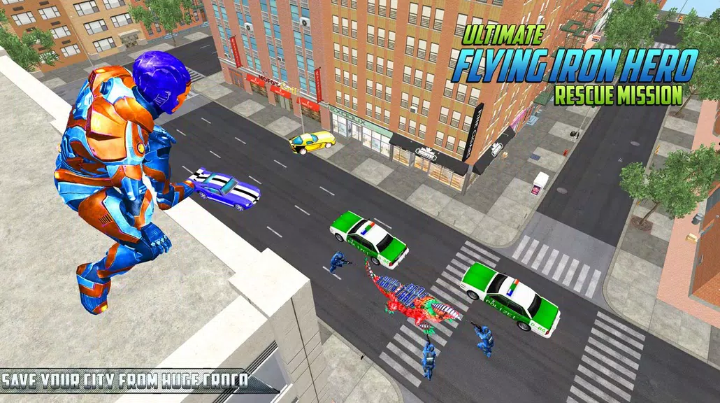 Ultimate KungFu Superhero Iron Fighting Free Game 螢幕截圖 1