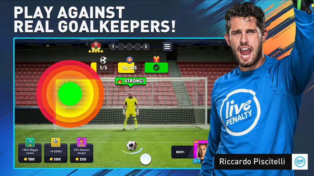 Soccer Penalty: Live Goalie 螢幕截圖 0