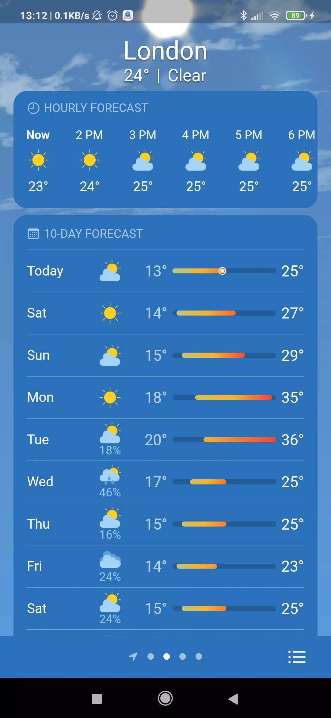 Real Weather स्क्रीनशॉट 2