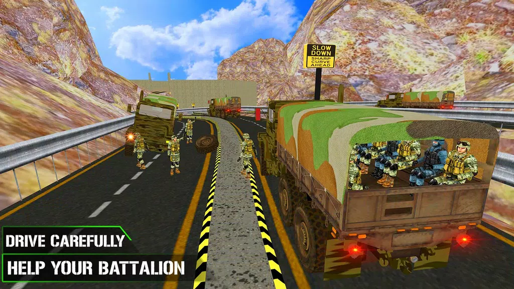 US Army Transporter Truck Game スクリーンショット 1