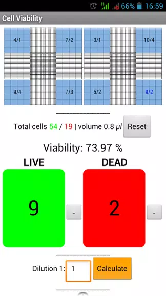 Cells Calculator 螢幕截圖 3