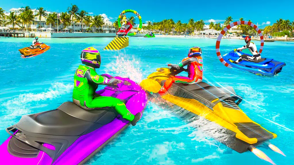 Jet Ski Racing Simulator Games スクリーンショット 1