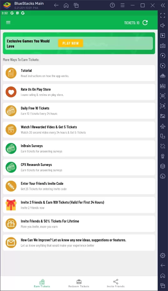 Cashgamer app ကို သုံး. ငွေနှင့်လက်ဆောင်ကဒ်များကိုရယူပါ