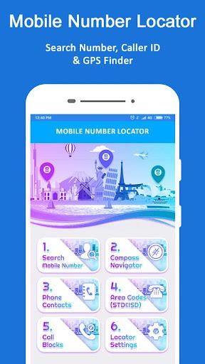 Mobile Number Location - Phone Call Locator Schermafbeelding 0