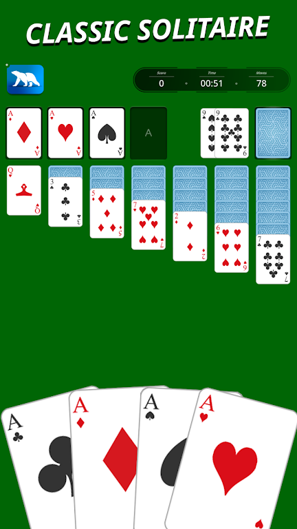 Solitaire - 3 in 1 Card games Скриншот 0