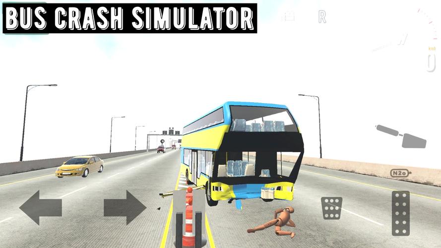 Bus Crash Simulator Captura de pantalla 1