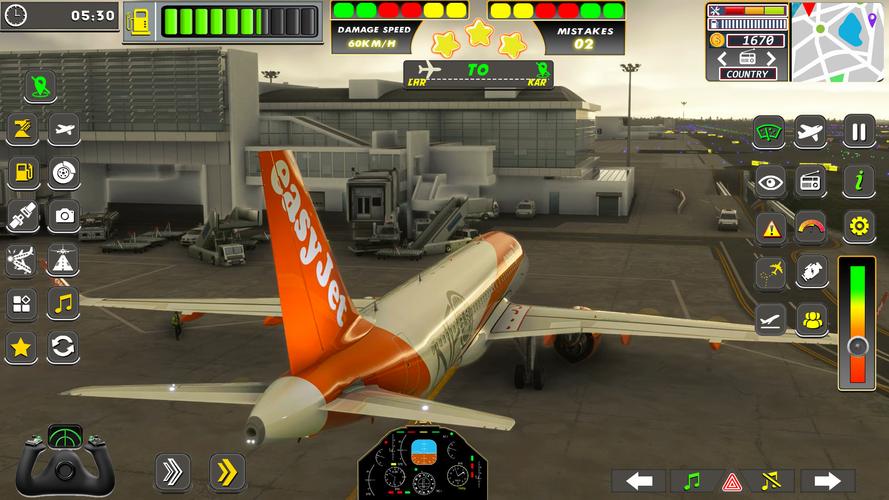 Real Flight Sim Airplane Games Captura de tela 3