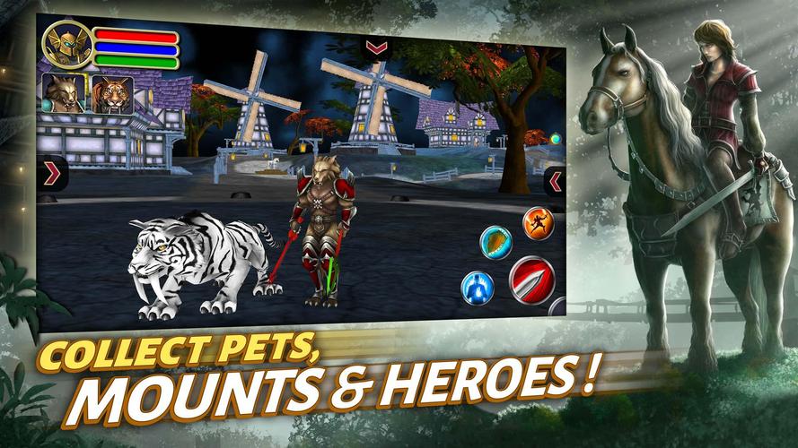 Sherwood Dungeon 3D MMO RPG 螢幕截圖 3