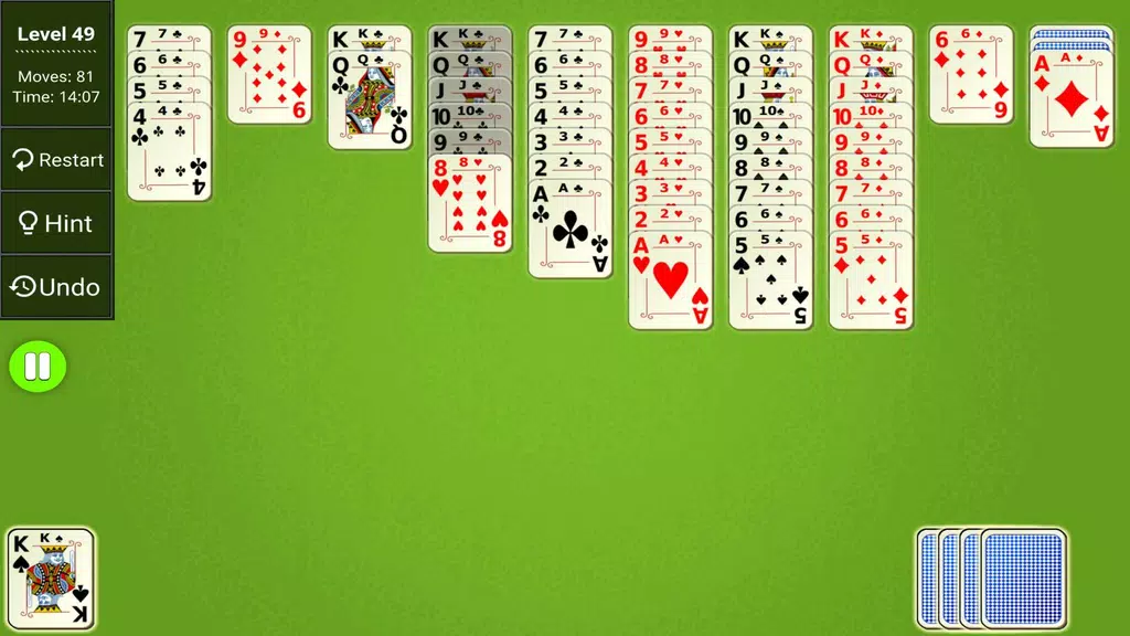 Schermata Spider Solitaire Epic 0