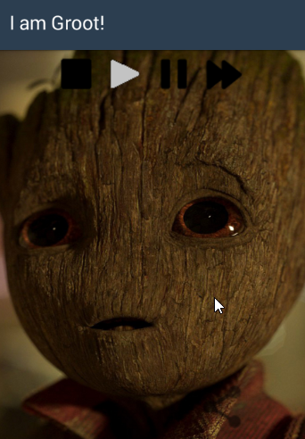 I am Groot Button 螢幕截圖 1