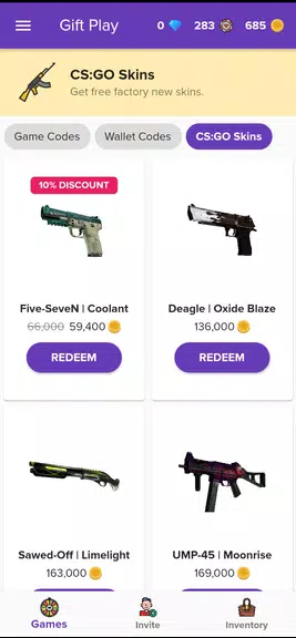 Gift Play - Earn Game Codes 螢幕截圖 3