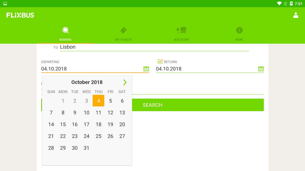 FlixBus : réserver son bus Screenshot 2