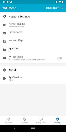 nRF Mesh Скриншот 2